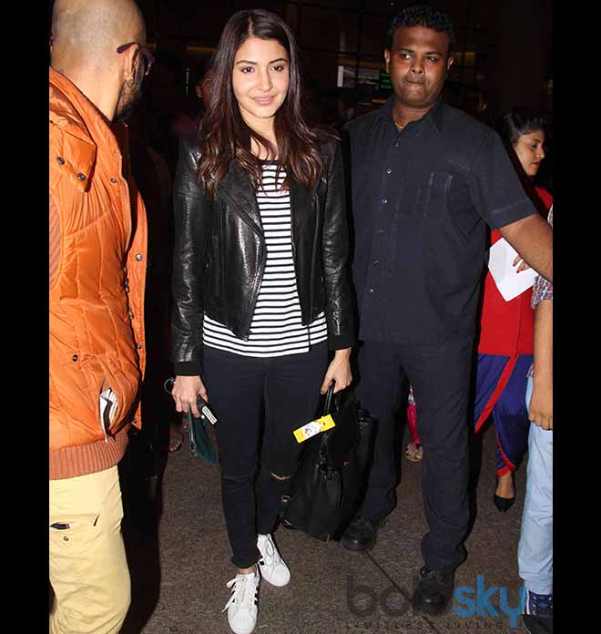 Spotted: Anushka And Aditya 