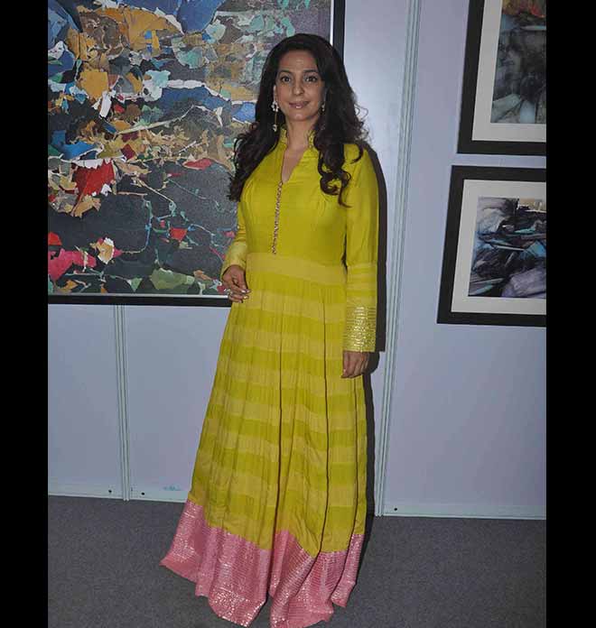 Juhi Chawla In Shades OF Maize 