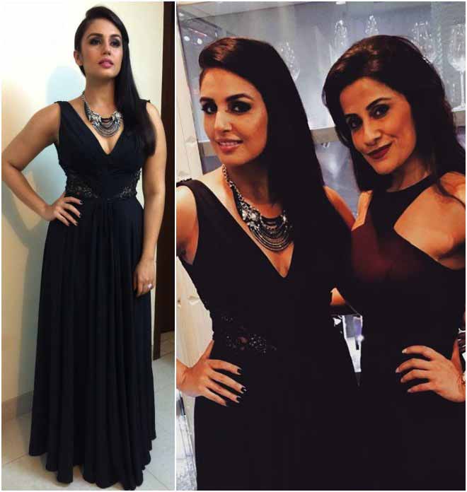 Huma Qureshi In Black