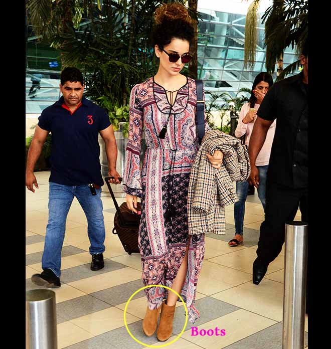 Snapped: Kangana Ranaut's Airport Look