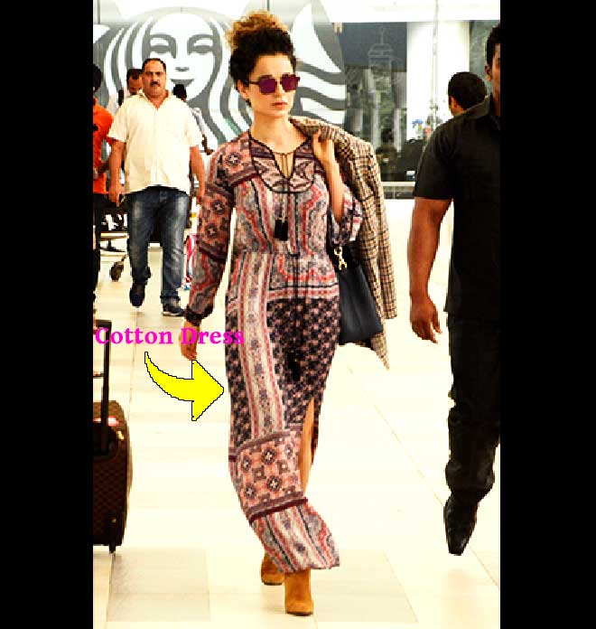 Snapped: Kangana Ranaut's Airport Look