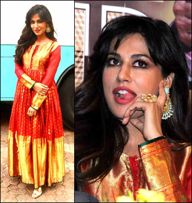 Richa Goes In Dalmatian Colors While Chitrangada Rocks The Vibrant Orange