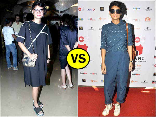Celebrity Wardrobe Clash: Kiran Rao's Polka Dot Vs Shift Dress Celebrity Wardrobe Clash: Kiran Rao's Polka Dot Vs Shift Dress