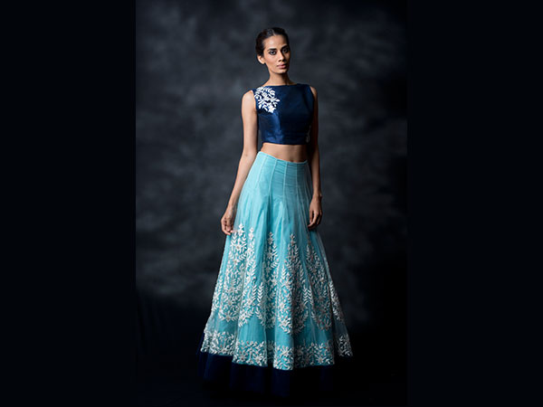 Masumi Mewawalla crop top lehenga