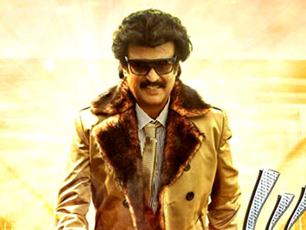 Rajni in fur coat