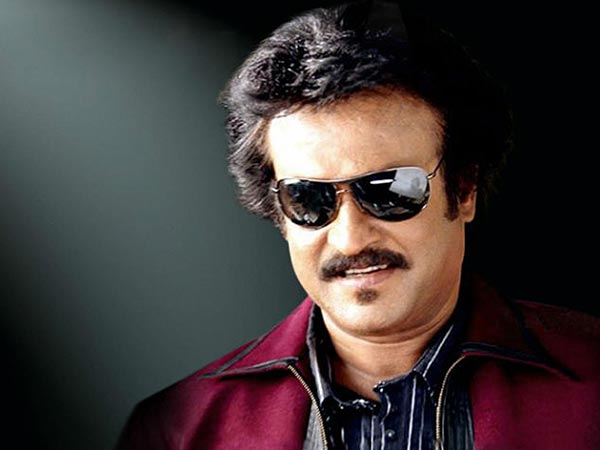 Rajnikanth in purple jacket