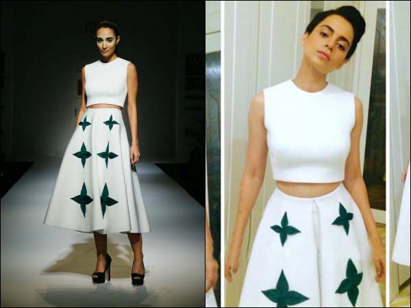 Kangana Ranaut In White Separates