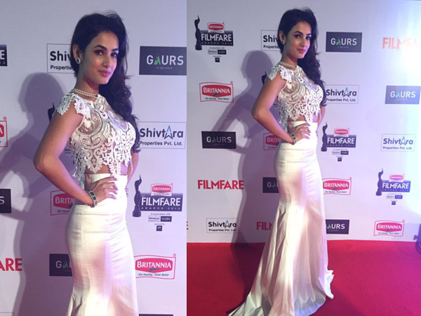 Sonal Chauhan In White Gown