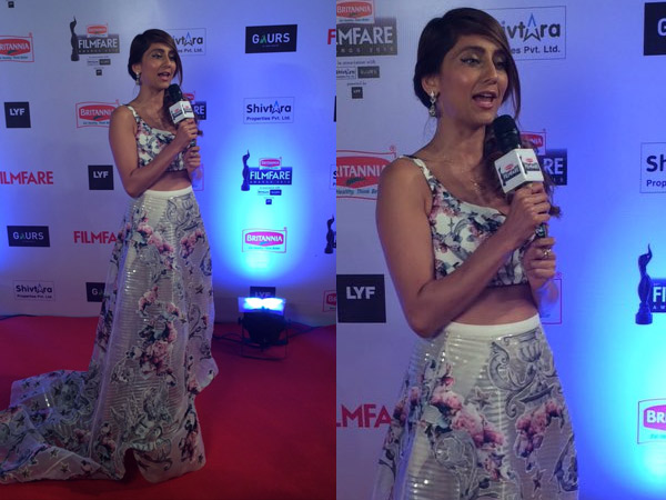 VJ Anusha In Floral Separates