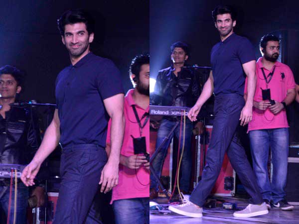 Aditya Roy Kapur in blue ensembles