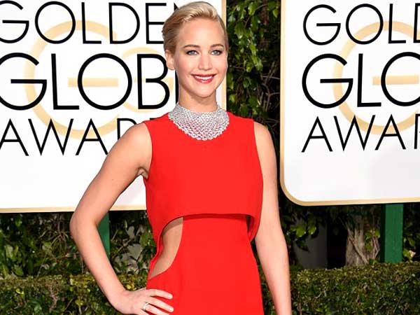 Jennifer Lawrence for Golden Globes 2016