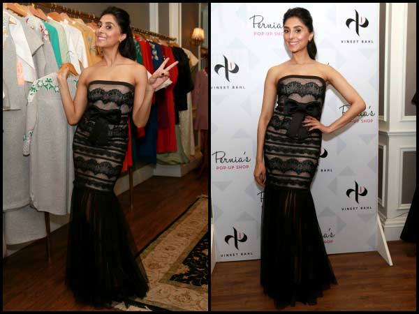 Pernia Qureshi at the launch of Wine & Cheese on PerniasPopUp shop