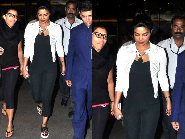 Priyanka Chopra in white jacket