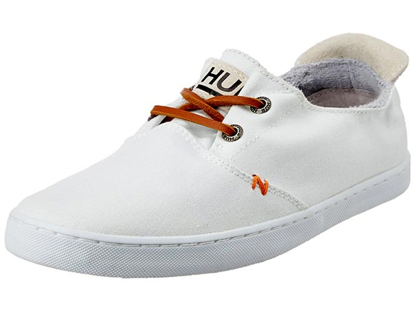 white canvas sneakers