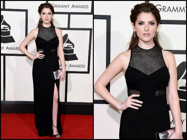 Anna Kendrick In Sheer Black 