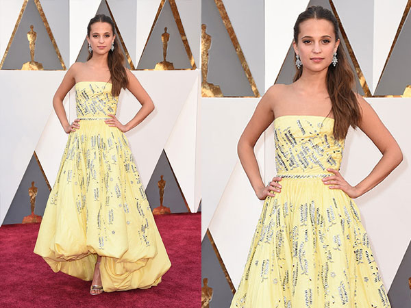 Alicia Vikander In Louis Vuitton