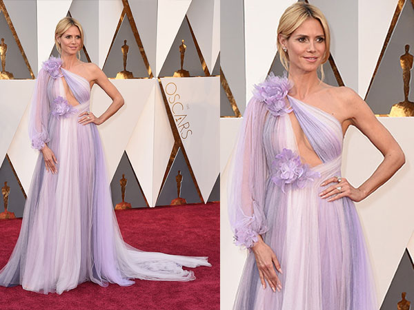 Heidi Klum In The Lavender Dress