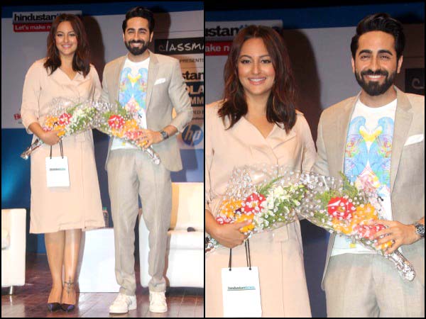 Ayushmann in printed tee