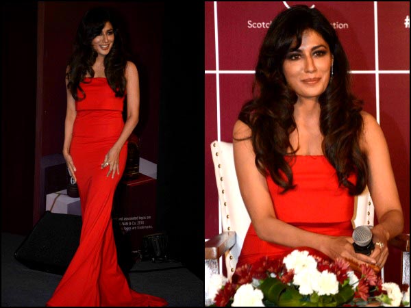 Chitrangada Singh in red dress