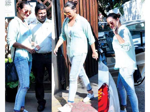 Sonakshi in her casuals 