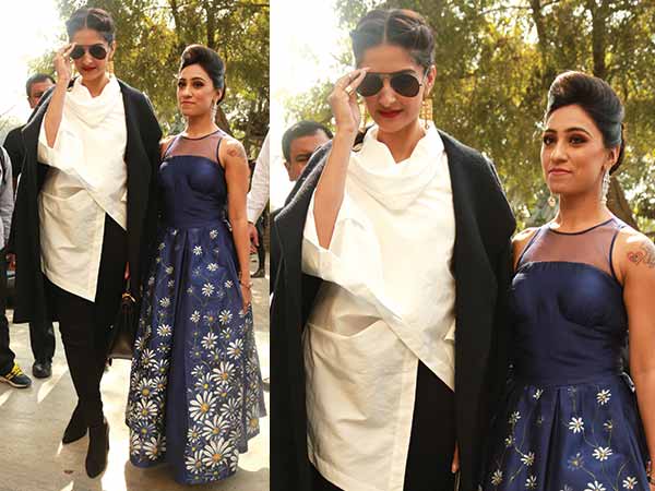 Sonam Kapoor at collection launch