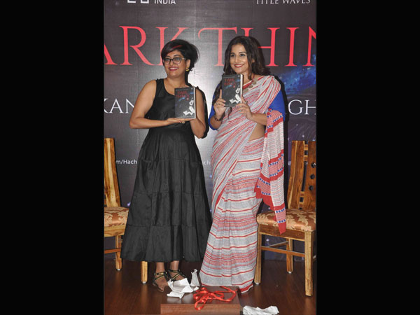 Vidya Balan at the launch of book dark things