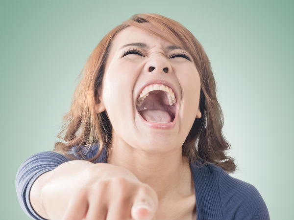 Women Laughing out load