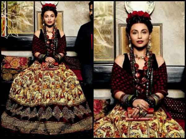Rani Mukherjee In A Sabyasachi