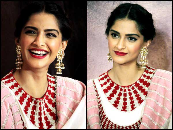 Sonam wearing anarkali Sonam wearing anarkali