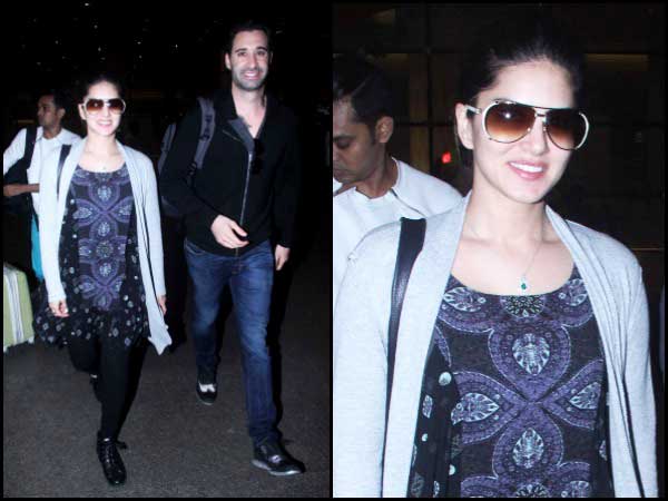 Sunny Leone in printed kurta