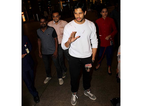 Sid Looked Dapper In White & Black 