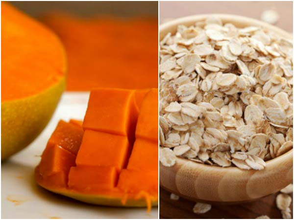 mango and oatmeal