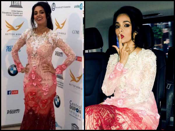 mallika at unicef dinner