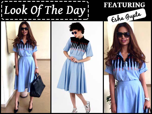 look of the day esha gupta look of the day esha gupta