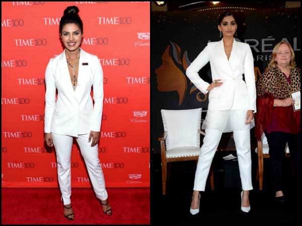white pant suit