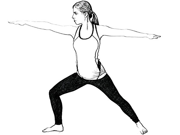 warrior pose