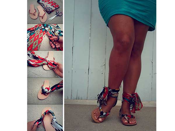 DIY Reuse Chappals
