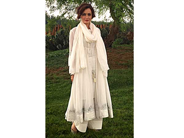 dia mirza in white