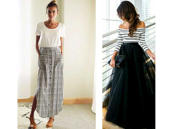 maxi skirt style
