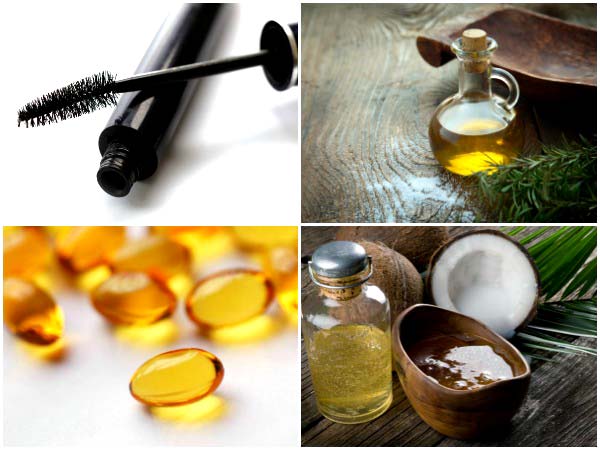 Homemade serum for growing eyebrows