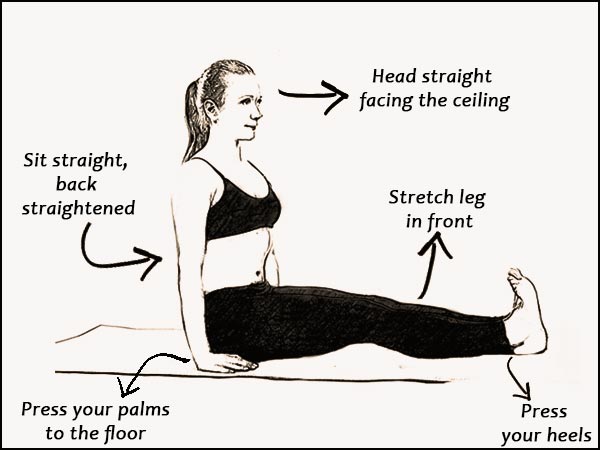 Dandasana To Alleviate Sciatica Pain 