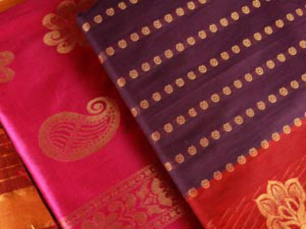 sarees to drape for goddess lakshmi