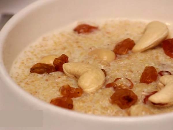 Navratri Special: Samba Rava Payasam 