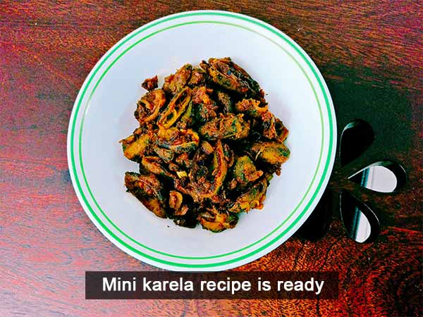 Mini karela sabji recipe