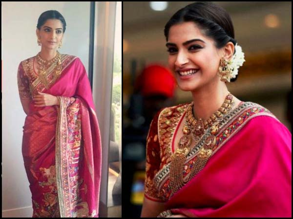 Sonam Gets Desi For Chennai Event
