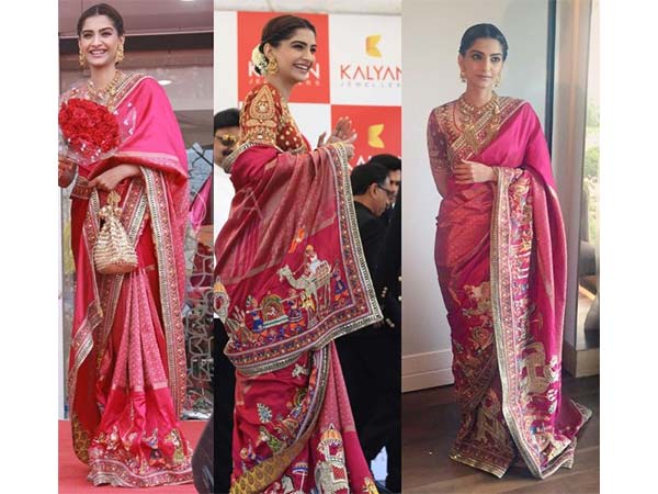 Sonam Gets Desi For Chennai Event