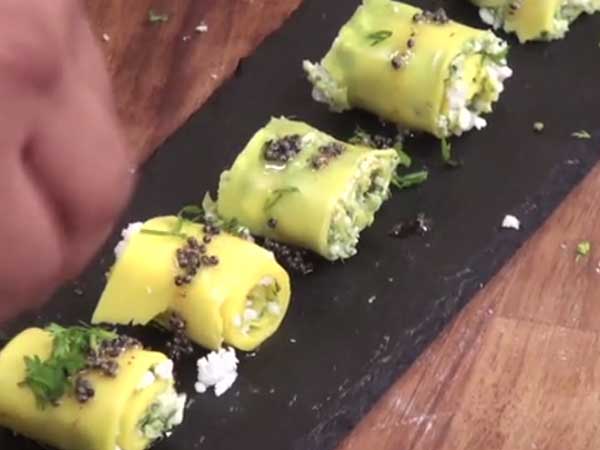 Khandvi Snack Recipe For Navratri