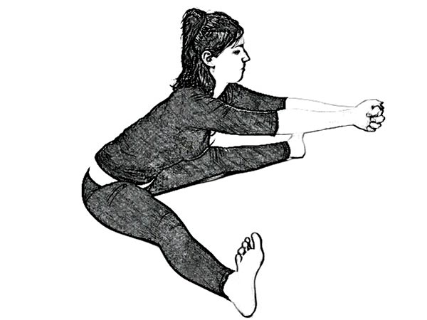 chakki chalanasana for toning the back