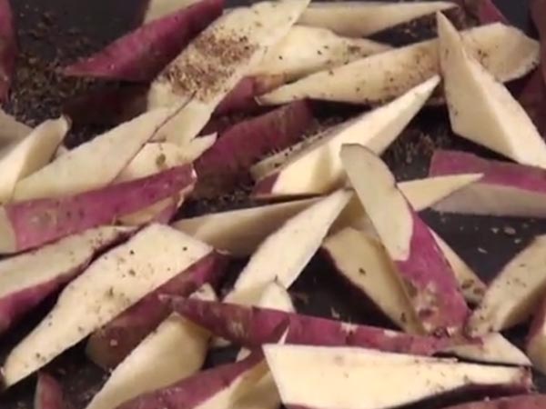 Sweet Potato Wedges For Diwali: Video