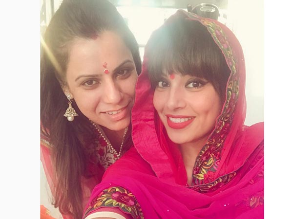 Bipasha Basu's Karva Chauth Look